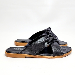 Sandalias ELENA metalizado peltre