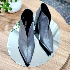 Botas BARI metalizado peltre - comprar online