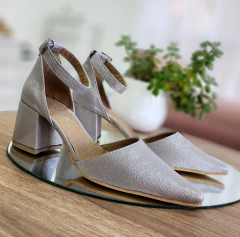 Stilettos LETIZIA metalizado Bristol Plata