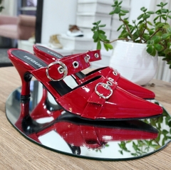 Suecos KATE charol rojo