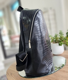 Mochila MAGNOLIA croco negro en internet