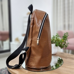 Mochila MAGNOLIA croco chocolate en internet