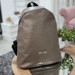 Mochila MAGNOLIA croco visón