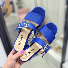 Sandalias ANDREA azul francia