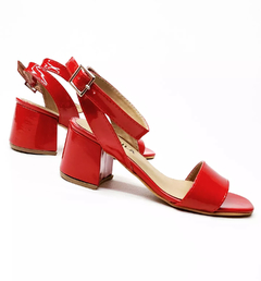Sandalias JULIA charol rojo - comprar online