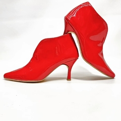 Botas CATANIA charol rojo