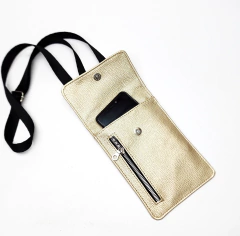 Portacelular JACINTO oro graneado opaco - Tequilaonline