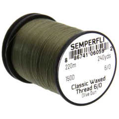 Hilo encerado 6/0 Semperfli Waxed Thread BULK 240 yards - Duck Master