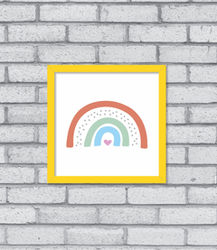 Quadro Arco-íris Boho na internet