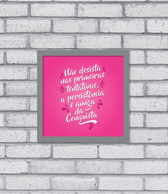Quadro Conquista na internet