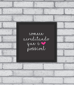 Quadro É Possível - Pendurama Quadros e Artigos de Decoração