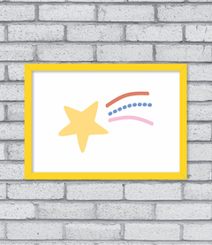 Quadro Estrela Cadente - Pendurama Quadros e Artigos de Decoração