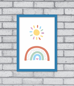 Quadro Sol e Arco-íris na internet