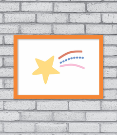 Quadro Estrela Cadente - comprar online