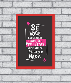 Imagem do Quadro Não Espere