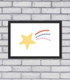 Quadro Estrela Cadente - Pendurama Quadros e Artigos de Decoração