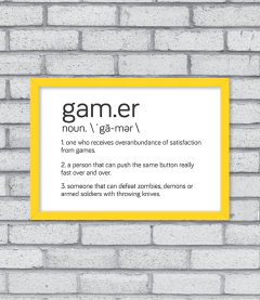 Quadro Gamer na internet
