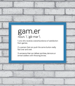 Quadro Gamer - Pendurama Quadros e Artigos de Decoração