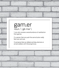 Quadro Gamer - loja online