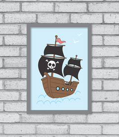 Quadro Navio Pirata