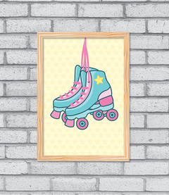 Quadro Patins - Pendurama Quadros e Artigos de Decoração