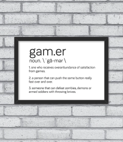Quadro Gamer na internet