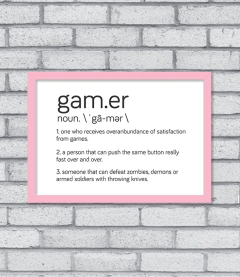 Quadro Gamer - Pendurama Quadros e Artigos de Decoração