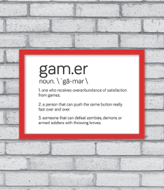 Imagem do Quadro Gamer