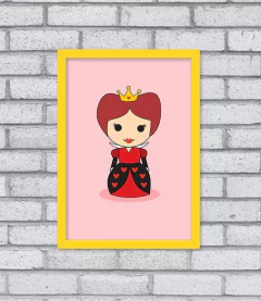 Quadro Rainha de Copas - loja online