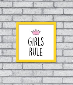 Quadro Girls Rule - loja online