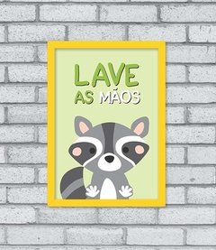 Quadro Lave as Mãos - comprar online