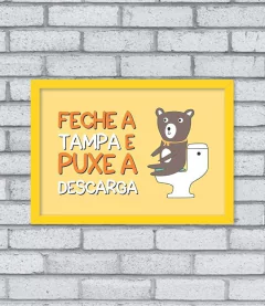 Quadro Puxe a Descarga - comprar online