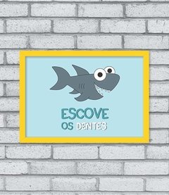 Quadro Escove os Dentes na internet