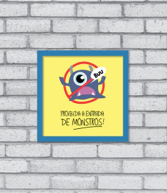 Quadro Monstros - Pendurama Quadros e Artigos de Decoração