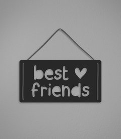 Plaquinha Best Friends