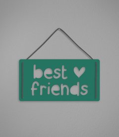 Plaquinha Best Friends - loja online