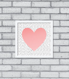 Imagem do Quadro Coração Degrade