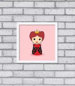 Quadro Rainha de Copas na internet