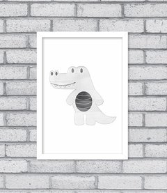 Quadro Jacaré Aqua - loja online
