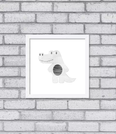 Quadro Jacaré Aqua na internet