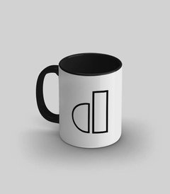 Caneca de Porcelana - Alfabeto do Rock - Pendurama Quadros e Artigos de Decoração