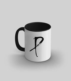 Caneca de Porcelana - Alfabeto do Rock - Pendurama Quadros e Artigos de Decoração