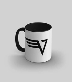Caneca de Porcelana - Alfabeto do Rock - Pendurama Quadros e Artigos de Decoração