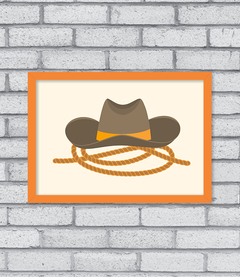 Quadro Chapéu de Cowboy
