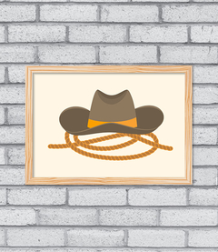 Quadro Chapéu de Cowboy - comprar online