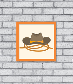 Quadro Chapéu de Cowboy - loja online
