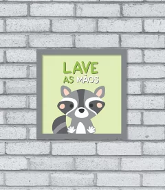 Quadro Lave as Mãos