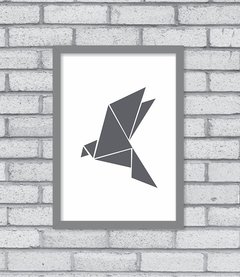 Quadro Origami (Positivo) - Pendurama Quadros e Artigos de Decoração