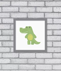 Quadro Jacaré Aqua na internet