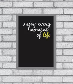 Quadro Enjoy - Pendurama Quadros e Artigos de Decoração